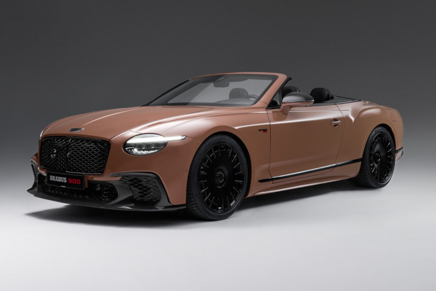Показаны купе и кабриолет Brabus 900 на основе моделей Bentley